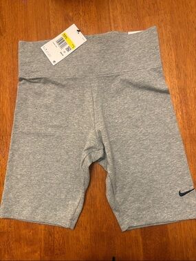 Nike Grey Athletic Tight Fit Shorts